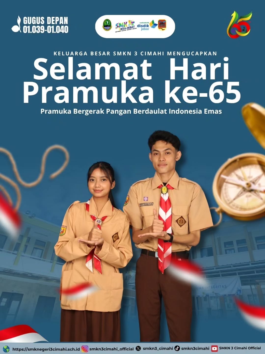 SELAMAT HARI PRAMUKA KE-65 🏕️✨